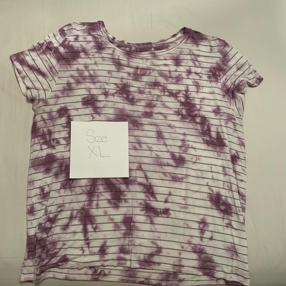 Purple Tie Dye American Eagle top